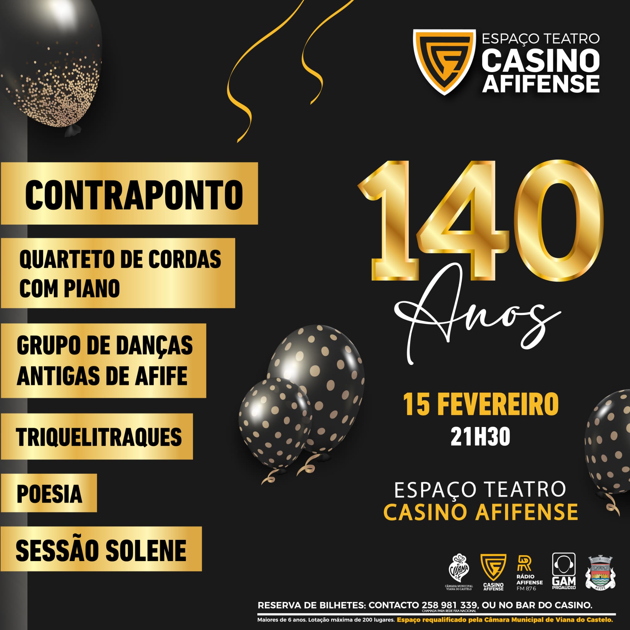 140 Anos do Casino Afifense