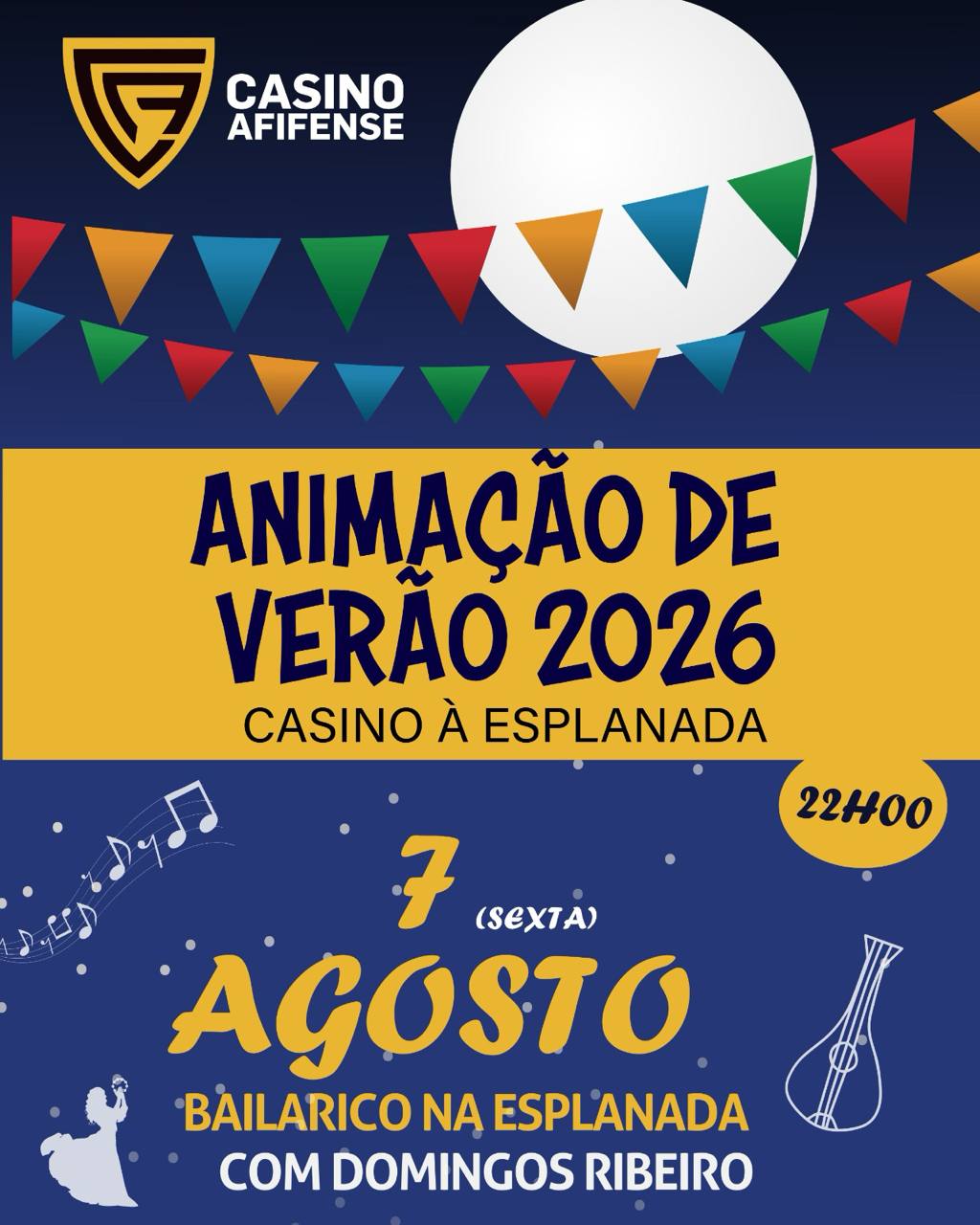 Animação de Verão 2026 – Bailarico na Esplanada com Domingos Ribeiro